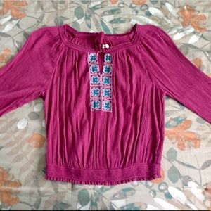 Hollister Peasant Blouse
